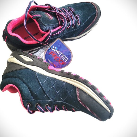 ROMIKA Women Leisure Shoes size 8.5 Navy blue/pink - Picture 6 of 8